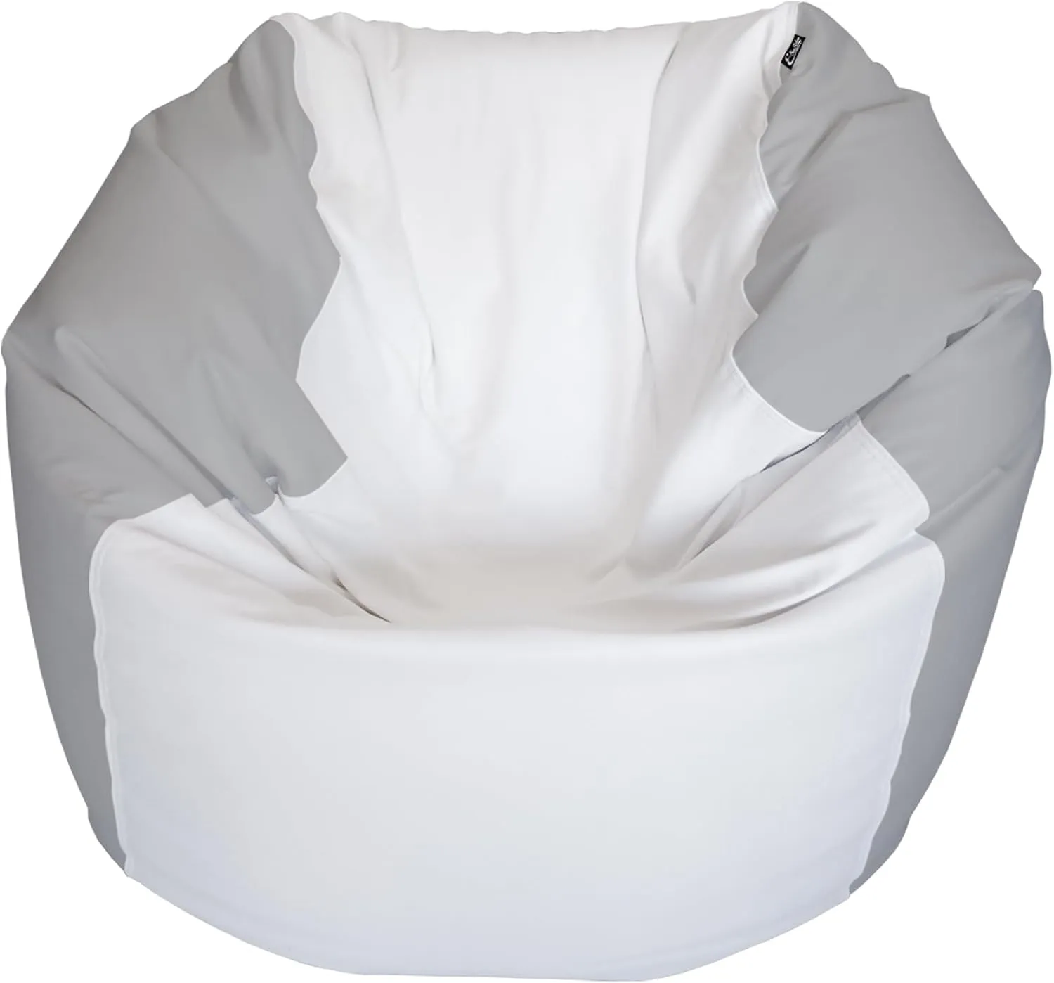Round Marine Beanbag (Medium, Multi) (White/Grey)