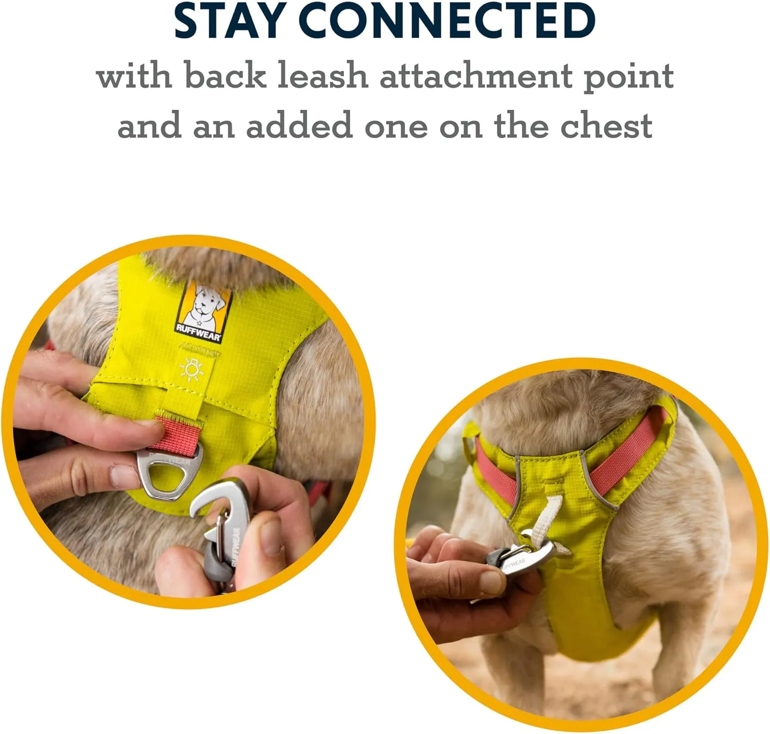 Ruffwear, Hi & Light, Everyday Lightweight Dog Harness, Trail Running, Walking, Hiking, All-Day Wear, Sage Green, XX-Small