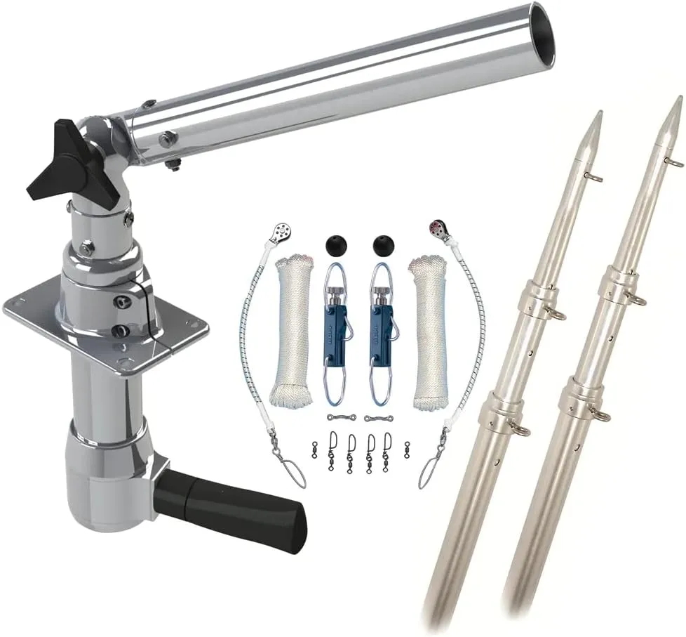 Rupp Revolution Top Gun Package w/15' Telescoping Poles & Complete Single Line Rigging Kit w/Klickers Release Clips