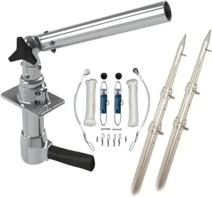 Rupp Revolution Top Gun Package w/15' Telescoping Poles & Complete Single Line Rigging Kit w/Klickers Release Clips