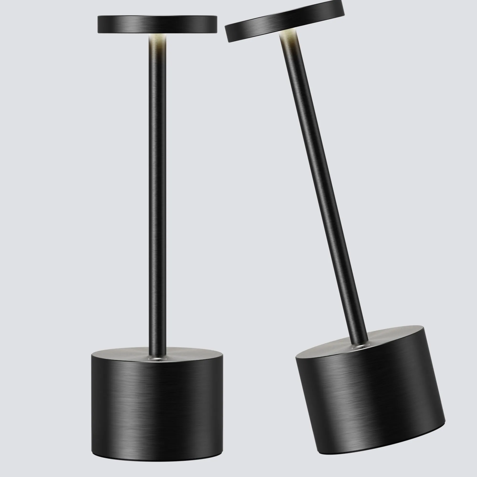 Rynx | Yiben Thread Lamp, Rechargeable Led Battery 6000mah Metal Usb Portable Powered Desk Lamp, 3 Levels Brightness For