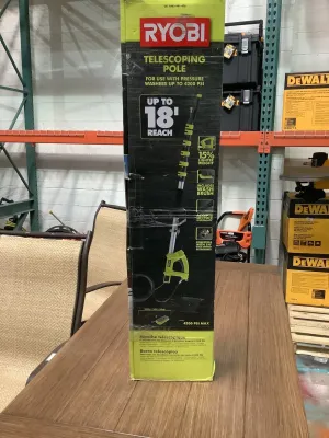 RYOBI RY31EP26 18 ft. Extension Pole with Brush for Pressure Washer