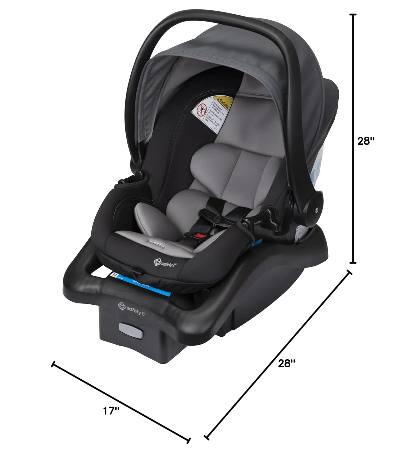 Safety 1st OnBoard FLX Infant Car Seat, Monument 4