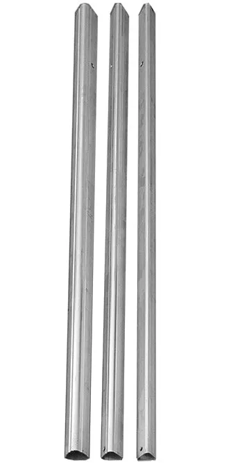 S&K Telescoping Aluminum Triangular Pole, 12'