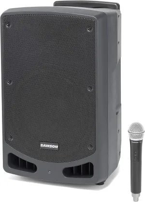Samson Expedition XP312w 12” 300 Watt Battery Powered Portable Pa System with Wireless Handheld Microphone and Bluetooth (Band K)