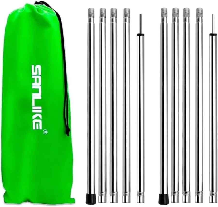 SAN Got Nomad 6.6' Telescoping Tent Poles Set of 2 - Rooftop Tents, Canopy & Awning Poles