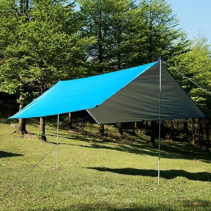 SAN LIKE Tent Poles for Tarp, 90 in Tarp Poles Set of 4, Tent Poles Replacement, Telescoping Pole, Canopy Poles, Camping Poles for Rooftop Tents, Trekking Pole Tent for Rain Fly, Camper, Awning
