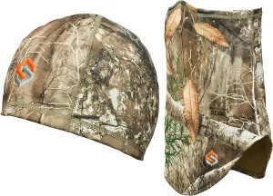 ScentLok Lightweight Camo Beanie & Gaiter Combo - Whitetail Hunting Gear