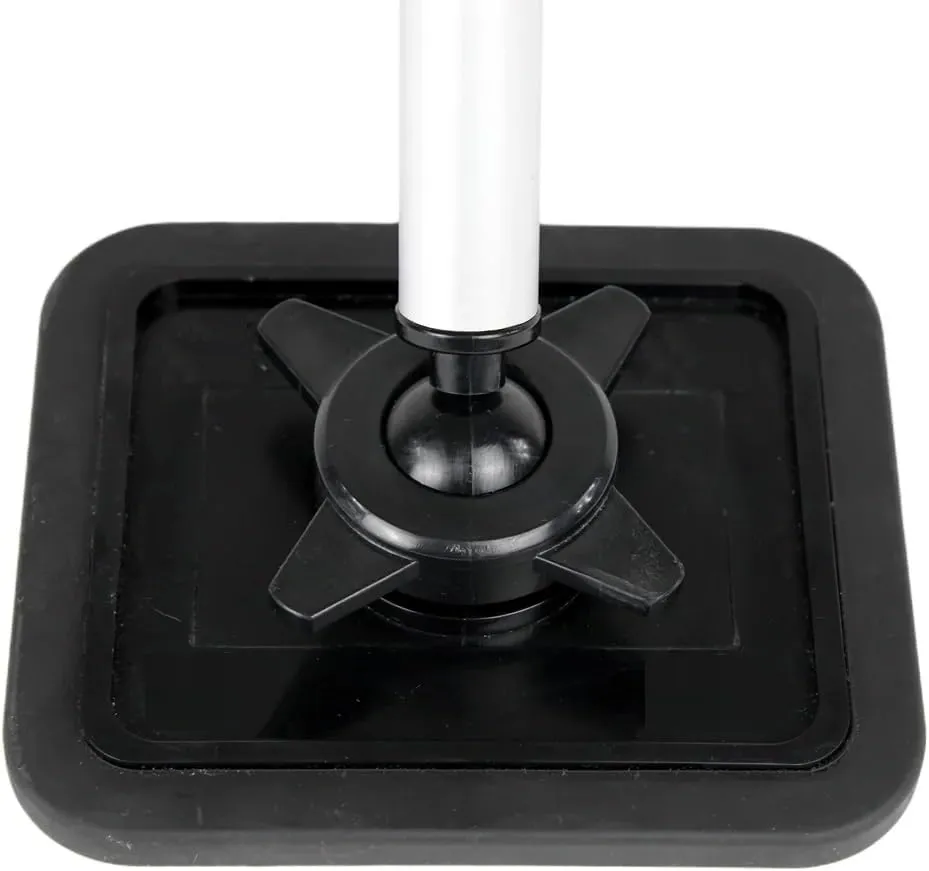SEAMTEC High-Performance Ball Joint telescoping Boat Support Pole Footpad, Black