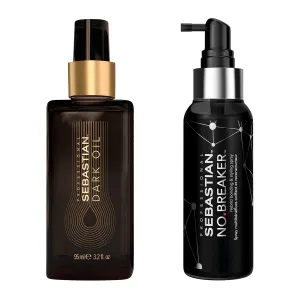 Sebastian Professional Dark Oil & No.Breaker, Lightweight Hair Oil and Hair Bonding Treatment