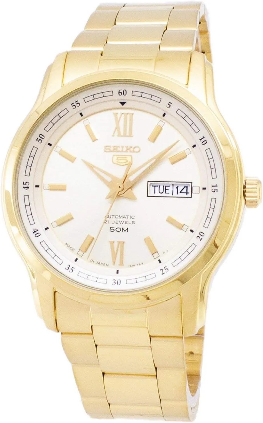 SEIKO 5 Automatic Champagne Dial Men's Watch SNKP20K1S