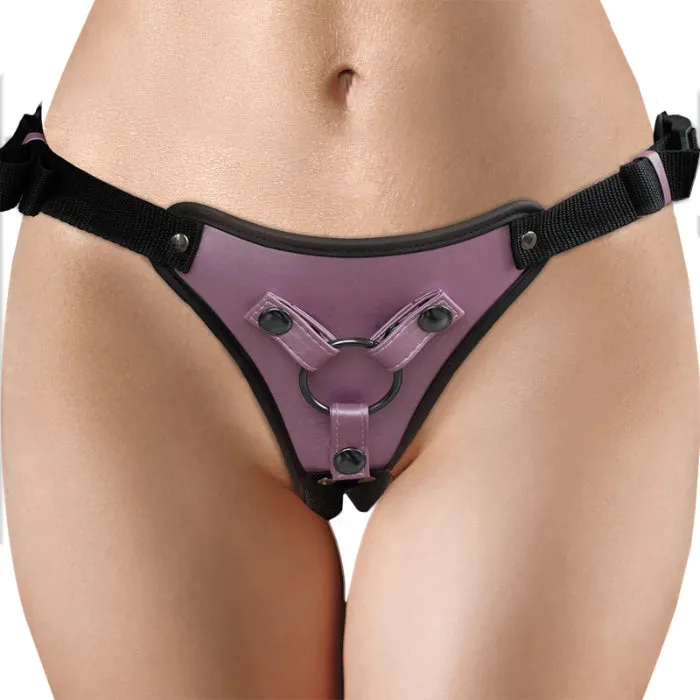Shots Ouch! Metallic Adjustable Strap On Harness