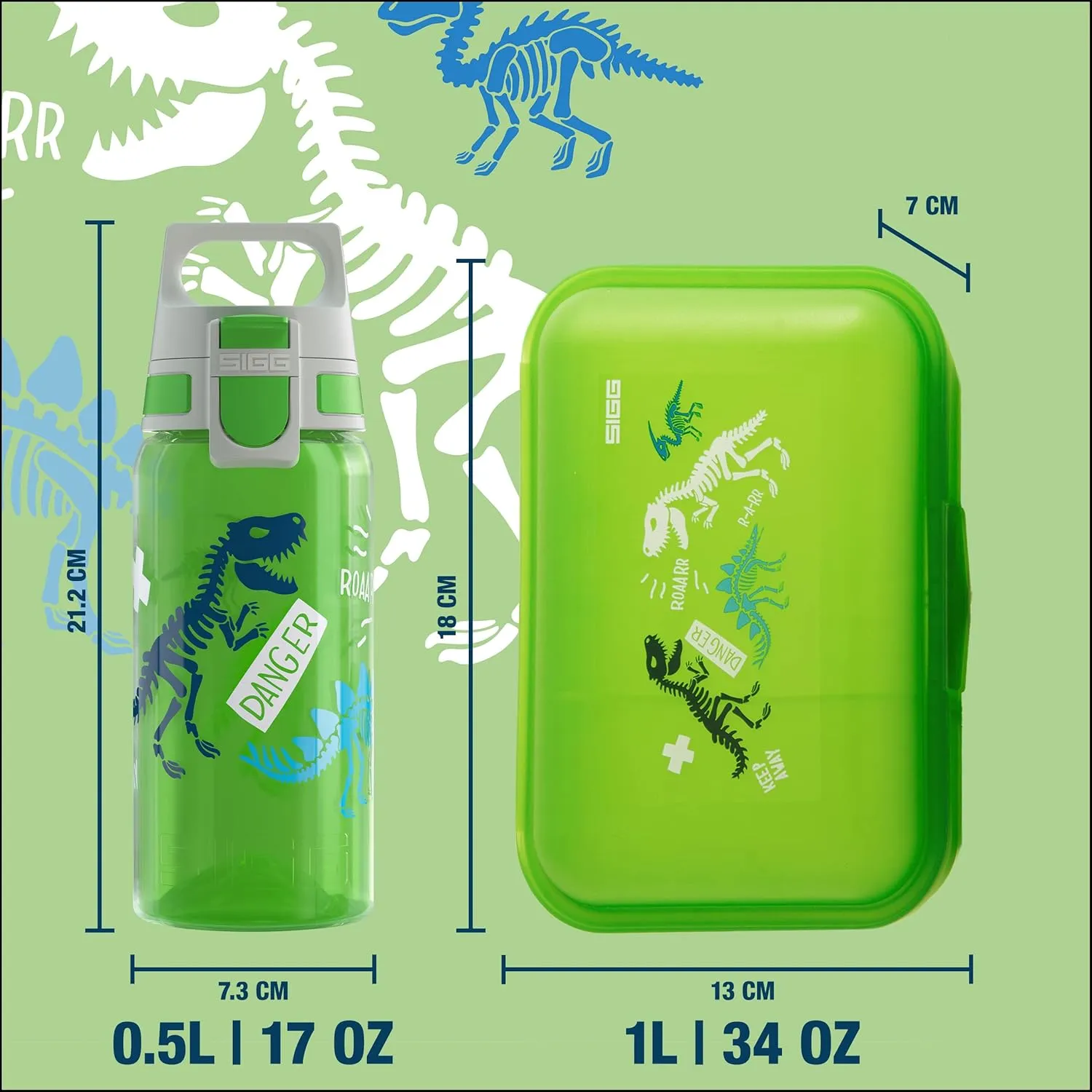 SIGG - Kids Lunch Box VIVA - Made in Germany - Dishwasher Safe - Food Containers for School, Daycare - Gifts Boys, Girls