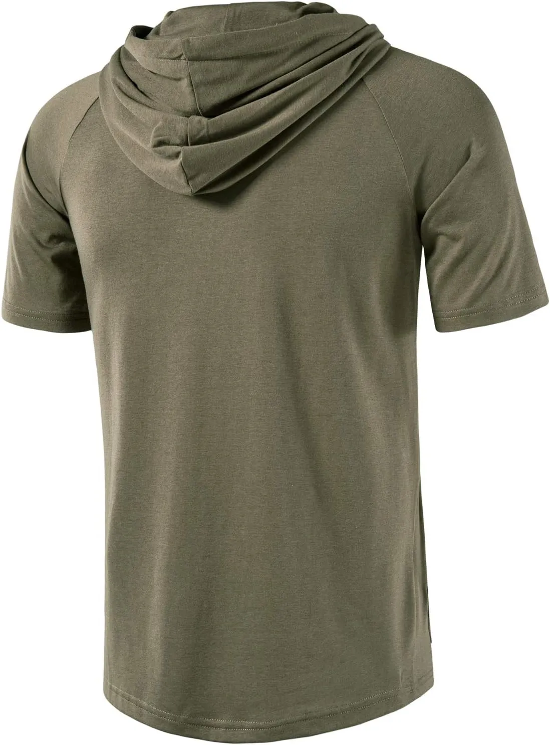 SIR7 Men's Gym Workout Active Long Sleeve Pullover Lightweight Hoodie Casual Hooded Sweatshirts