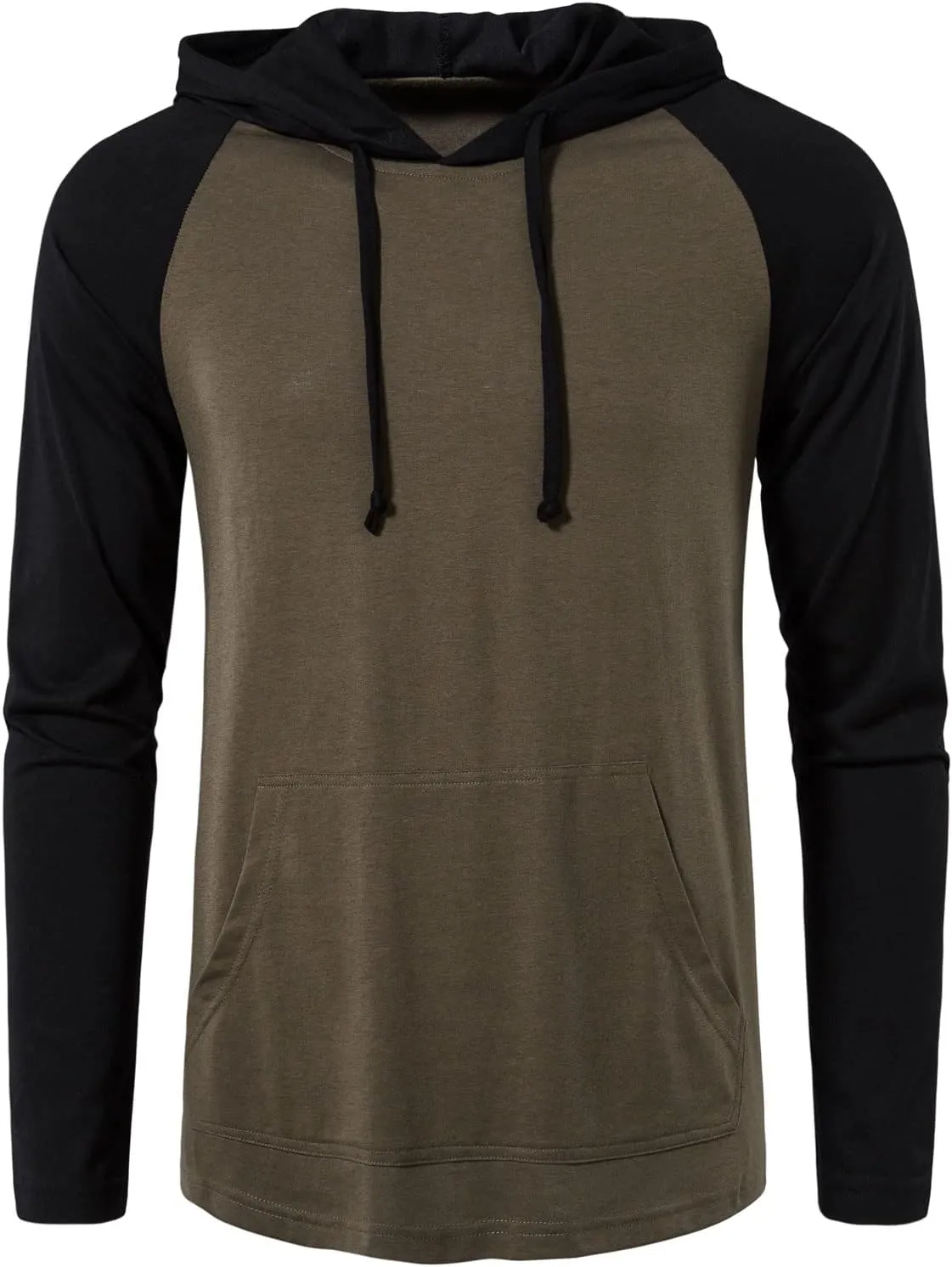 SIR7 Men's Gym Workout Active Long Sleeve Pullover Lightweight Hoodie Casual Hooded Sweatshirts