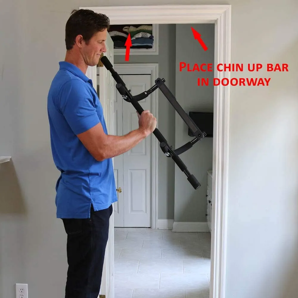 Sit and Decompress Back Stretcher 3 Minutes A Day Back Traction Back Decompression Inversion Table Alternative Safe for All Back Conditions (XLarge Harness with Bar)