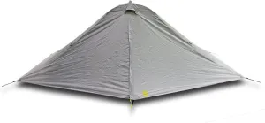 Six Moon Designs Lunar Duo Outfitter 2 Person Ultralight Backpacking Tent. 57 oz Gray. This Hiking or Backpacking Tent Provides Unsurpassed Space, Comfort, and Durability at The Perfect Price.