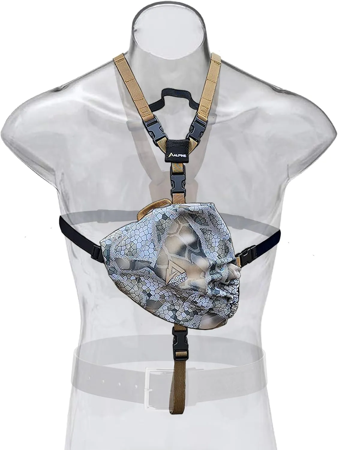 Slicker Pistol Universal Pistol Holster with Chest and Leg mounting Options That Will Conceal and Protect