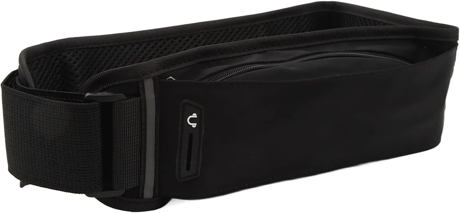 Slim Running Belt Fanny Pack Running Waist Bag Waist Pack Bag for Hiking Cycling Workout Reflective Runners Belt Jogging Pocket Belt