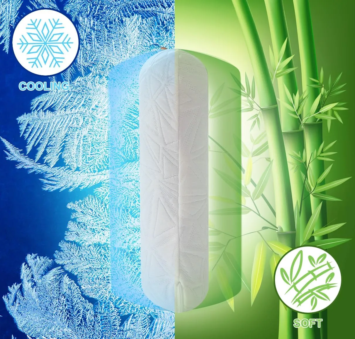 Small Gel Memory Foam Camping Pillow Travel - Contoured Support -Compressible Pillow Ideal for Backpacking, Camping, Travel, Car, Airplane,Office Nap