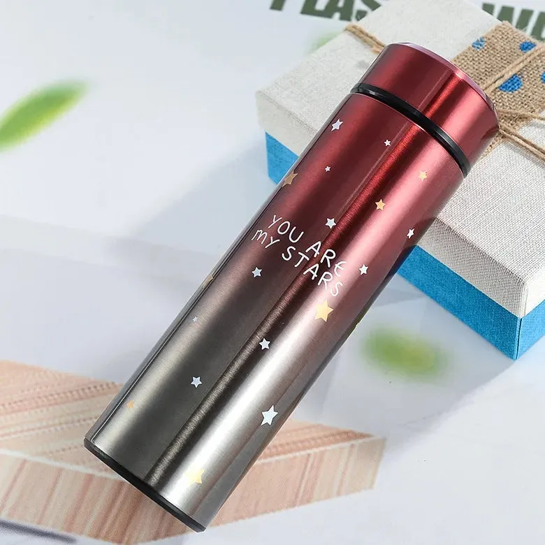 Smart LED Temperature Water Bottle 500ml | Stainless Steel Hot & Cold Bottles with Vacuum Thermos Flask