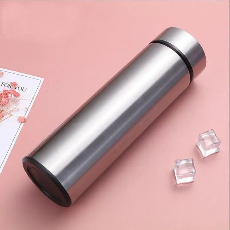 Smart LED Temperature Water Bottle 500ml | Stainless Steel Hot & Cold Bottles with Vacuum Thermos Flask