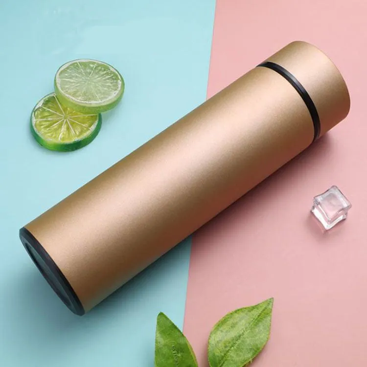 Smart LED Temperature Water Bottle 500ml | Stainless Steel Hot & Cold Bottles with Vacuum Thermos Flask