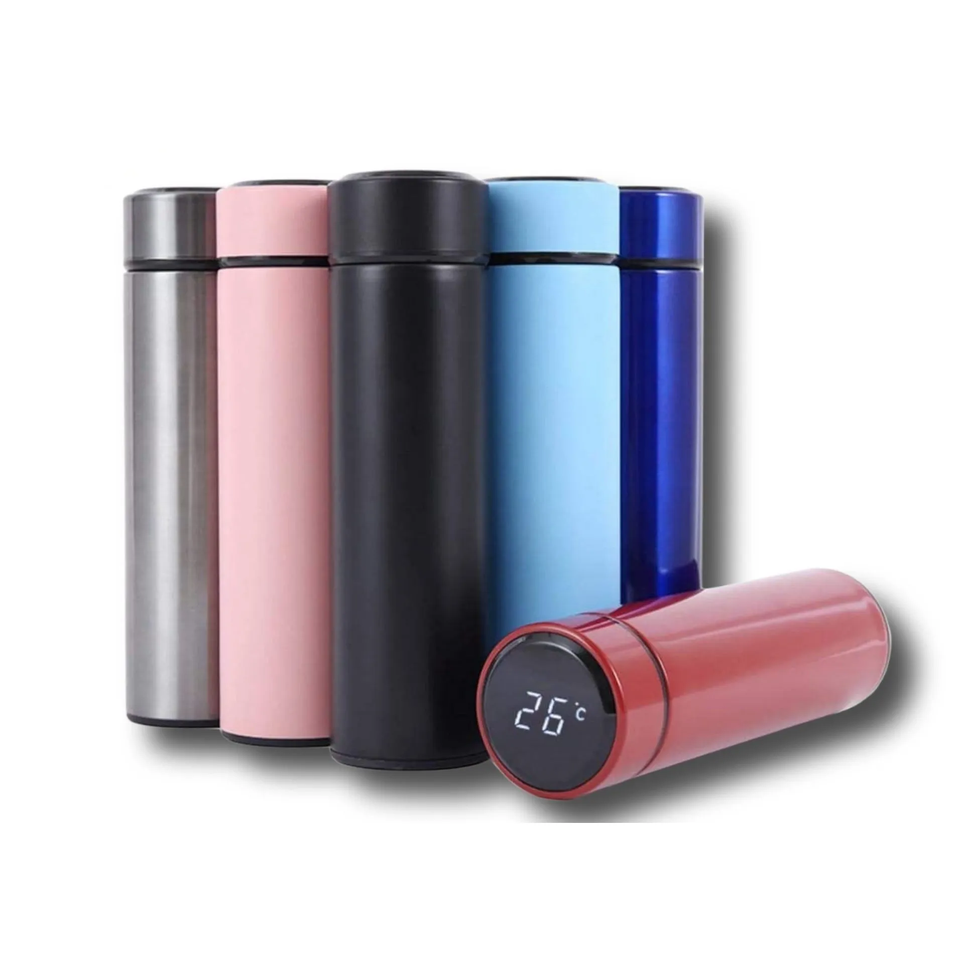 Smart LED Temperature Water Bottle 500ml | Stainless Steel Hot & Cold Bottles with Vacuum Thermos Flask