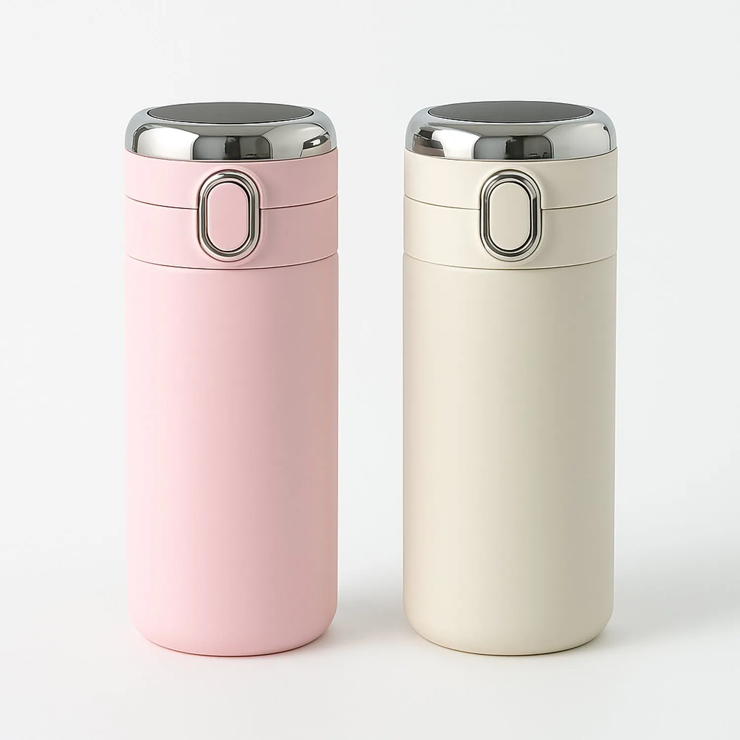 Smart Vacuum Insulated Water Bottle With Led Temperature Display Cold  Hot  Leak Proof  Office Bottle  Gym  Home  Kitchen  Hiking  Trekking  Travel Bottle (Mix Color  Design)