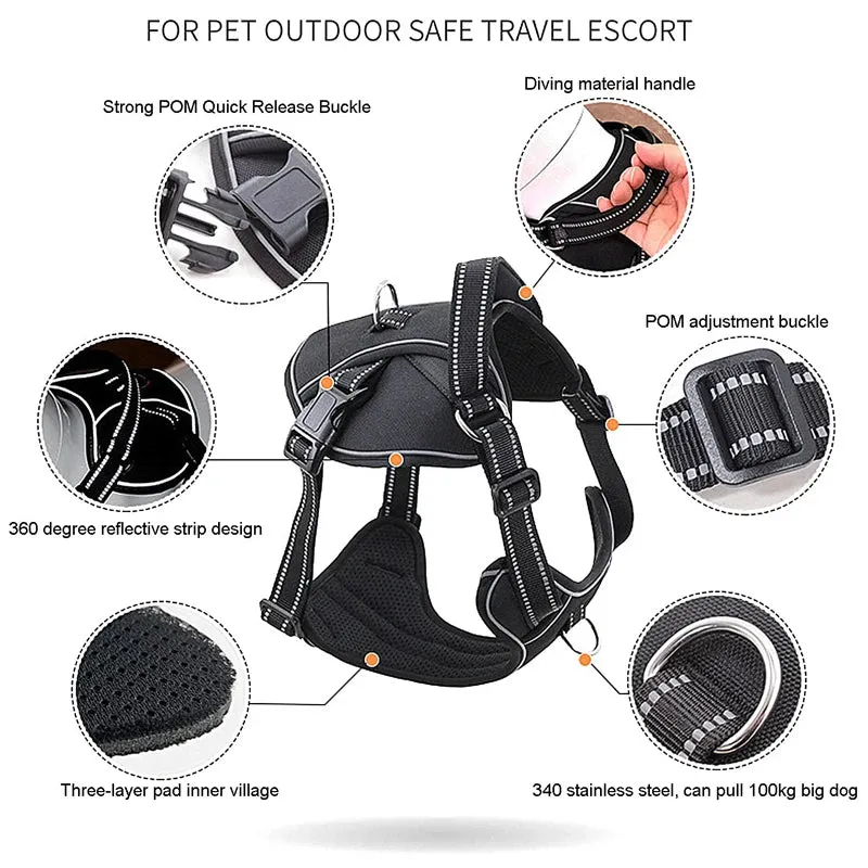 Soft Padded Reflective Dog Vest