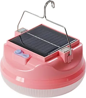 Solar-Powered Camping Lamp with 6000Mah Rechargeable Battery, Abs Material, Touch-Control Led Bulb