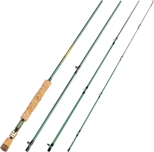 Sougayilang Fly Fishing Rod 4-Piece 9-Feet Lightweight Ultra Portable Fly Fishing Pole for Trout Salmon Sunfish Outfit Travel Fishing