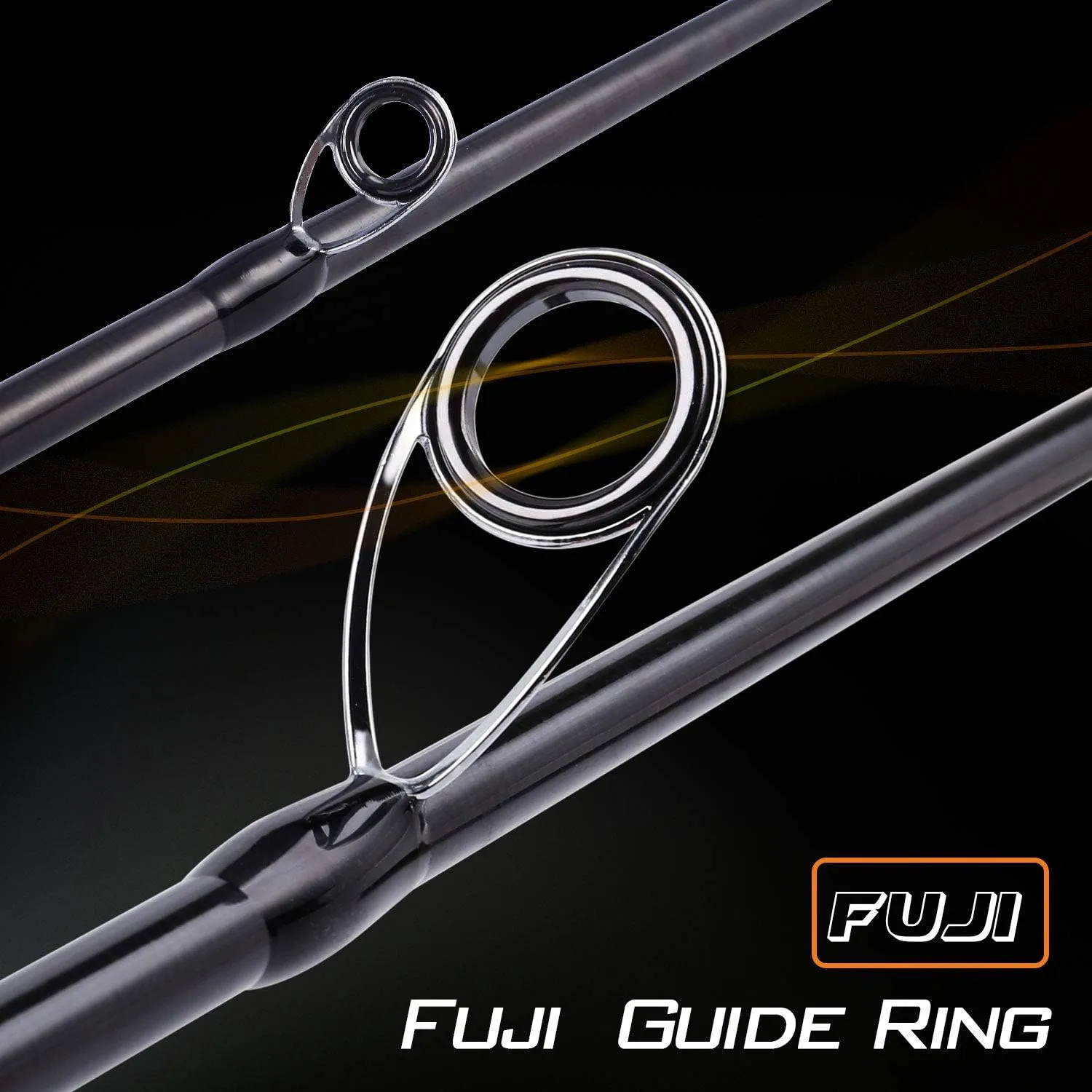 Sougayilang Spinning Fishing Rod Reel Combos,24-Ton Carbon Fiber Protable Fishing Poles with Spinning Reel for Travel Freshwater Fishing