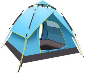 Spacious and Lightweight Fully Automatic Tent Outdoor Thickened Rainproof Double-Layer Tent Camping Sunproof and Stormproof Tent Outdoor Tent