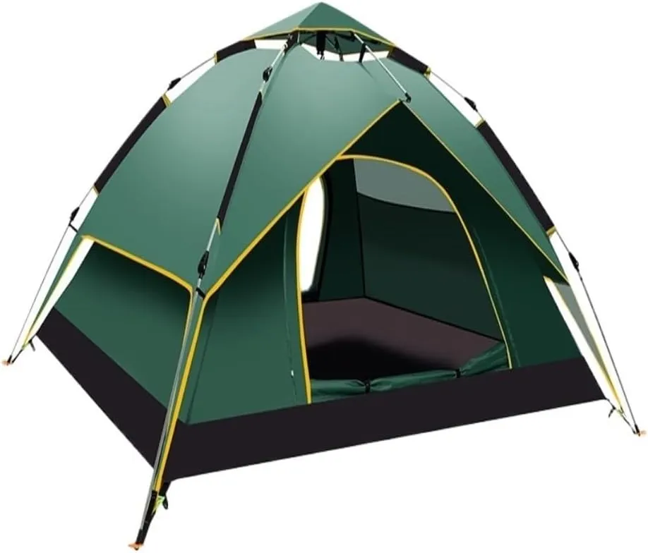 Spacious and Lightweight Fully Automatic Tent Outdoor Thickened Rainproof Double-Layer Tent Camping Sunproof and Stormproof Tent Outdoor Tent