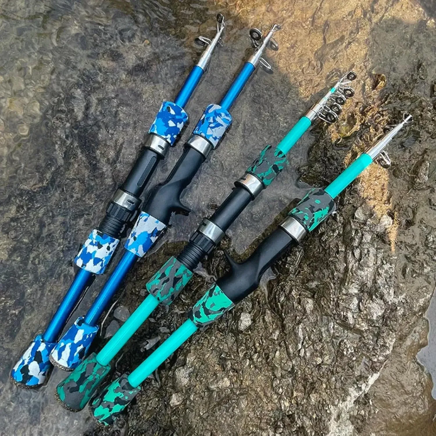 Spinning Casting Carp Rod Telescopic Fishing Rod 1.8M 1.5M 1.3M Small Ultralight Portable Travel Baitcasting Rod Fishing Pole