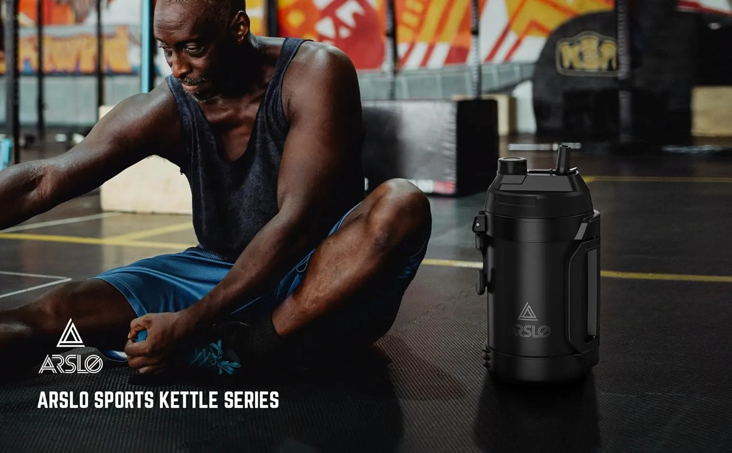 Sports Water Jug - Gallon Water Bottle - Large Insulated Stainless Steel Bottle for Gym, Workouts, Basketball, Football, Soccer - Keep Water Cold for Up To 24 Hours - 128 Ounce (Graphite)