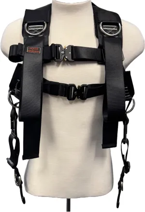 Squat Harness V4 2025 Version Professional Weight Training Support vest, Adjustable Heavy-Duty Straps, Black