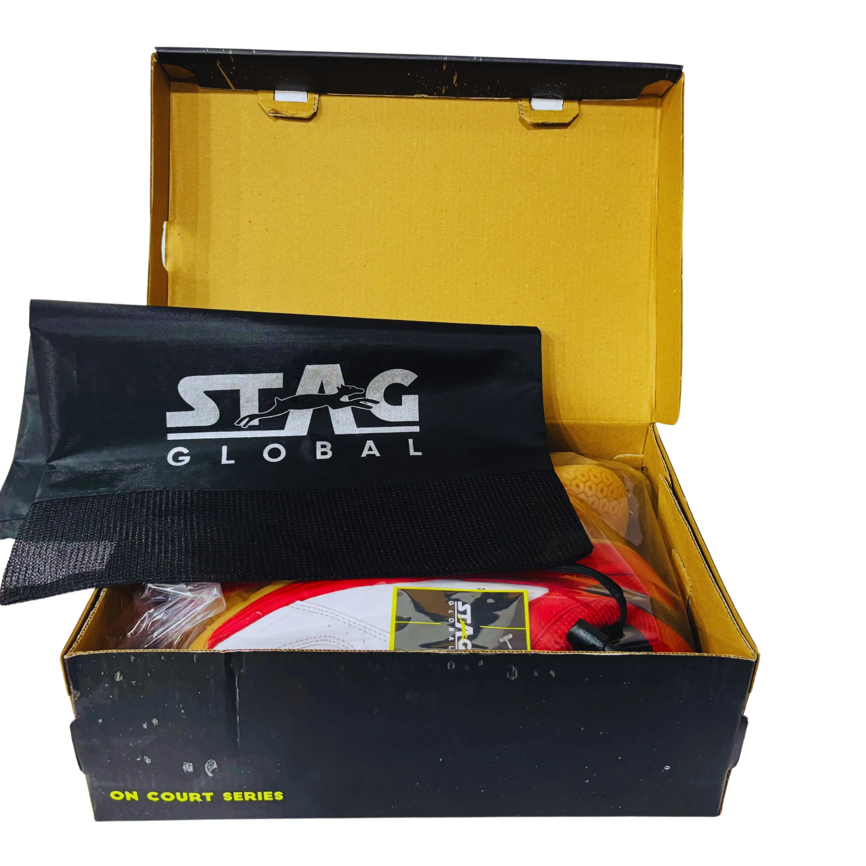 STAG GLOBAL On Court Series: Master The Table with Pro Table Tennis Shoes - Embrace Agility and Durability in a Lightweight Design