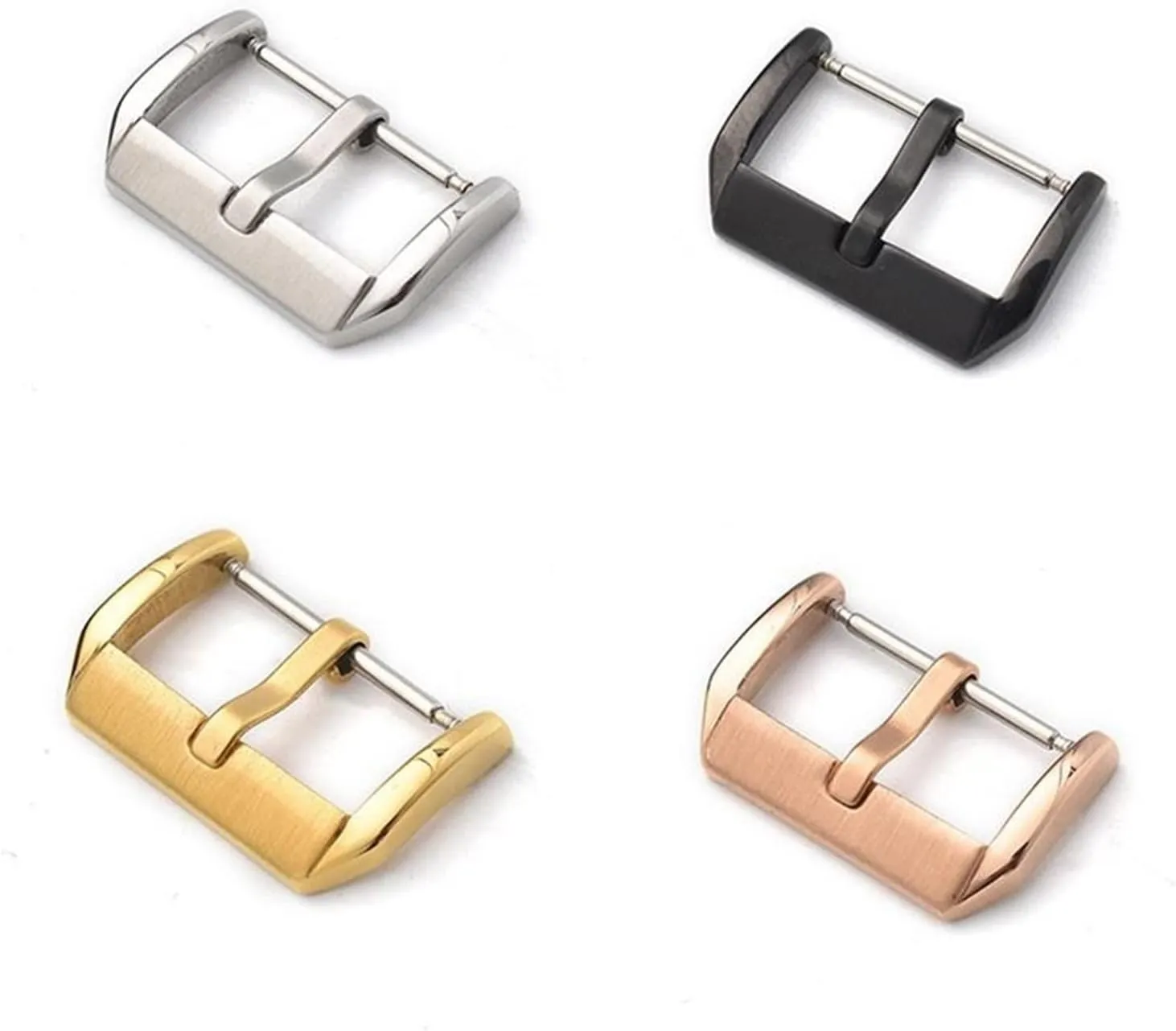 Stainless Steel Watch Pin Buckle Leather Watch Band Strap Clasp Accessories Table buckle