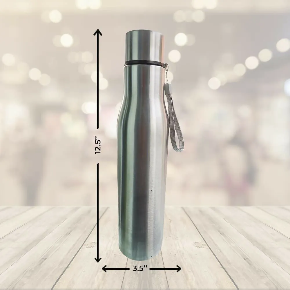 Stainless Steel Water Bottle - Cylinder (1Ltr)