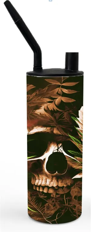 Stainless Steel Water Pipe (Tumbler Style) (Skull)
