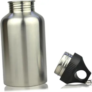 Stainless Water Bottle 2000ml Insulated Jug Portable Kettle Handle for Outdoor Use