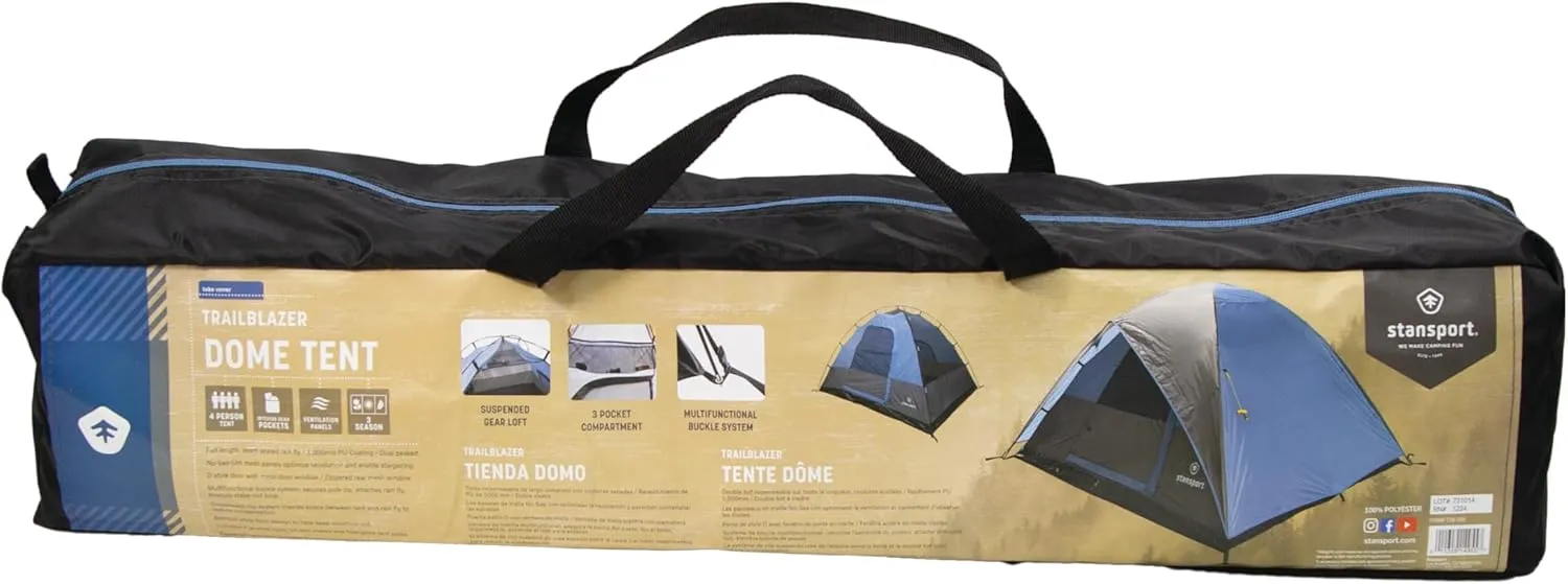 Stansport 4 Person Camping Tent