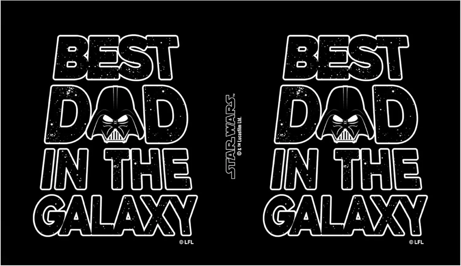 Star Wars Father's Day Best Dad Darth Vader Helmet Stainless Steel Water Bottle