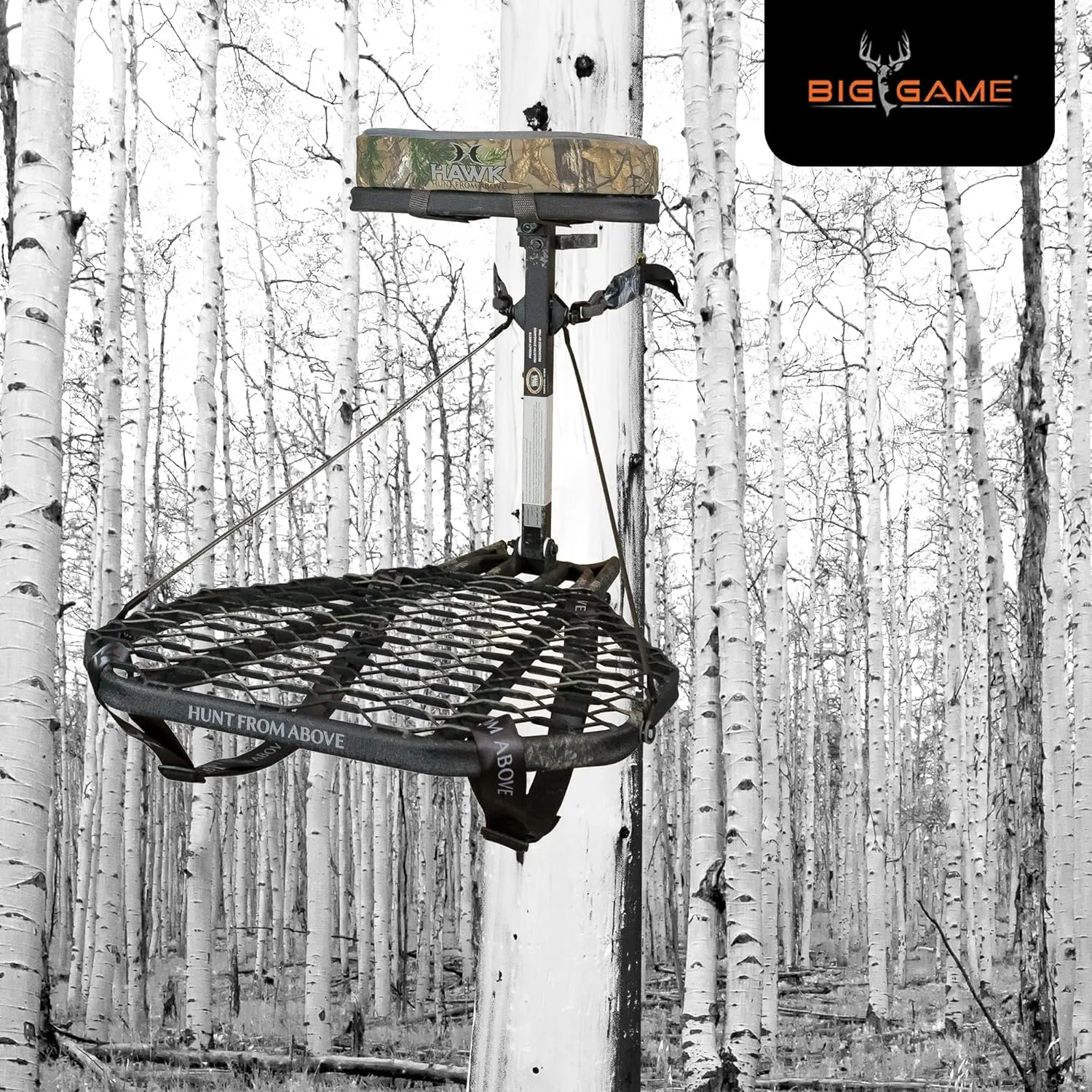 Steel Hang-On Adjustable Hunting Game Deer Tree Stand