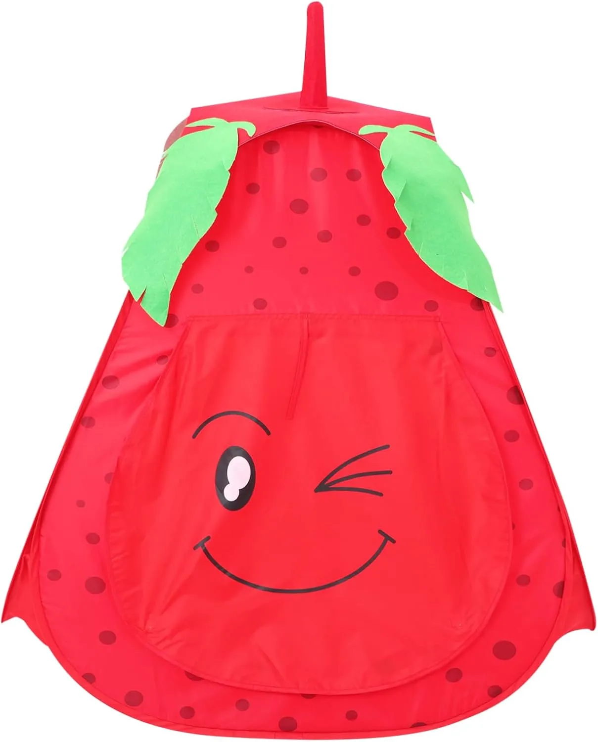 Strawberry Tent Portable Castle Play Tent for Foldable Indoor Game House Ball Pool Easy Installation Suitable for Ages Develops Creativity