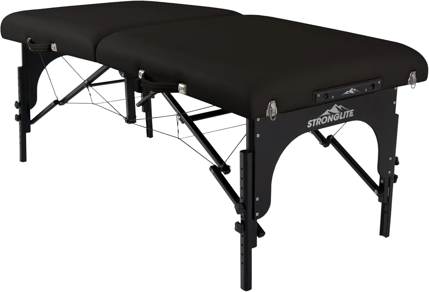 STRONGLITE Premier Portable Massage Table - Highest-Strength, 3" Deluxe Foam System, Incl. Flex-Rest Headrest & Memory Foam Pillow (31" x 73")