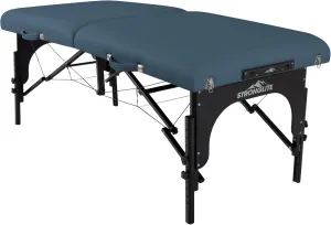 Stronglite Premier Portable Massage Table - Highest-Strength, 3" Deluxe Foam System, Incl. Flex-Rest Headrest and Memory Foam Pillow