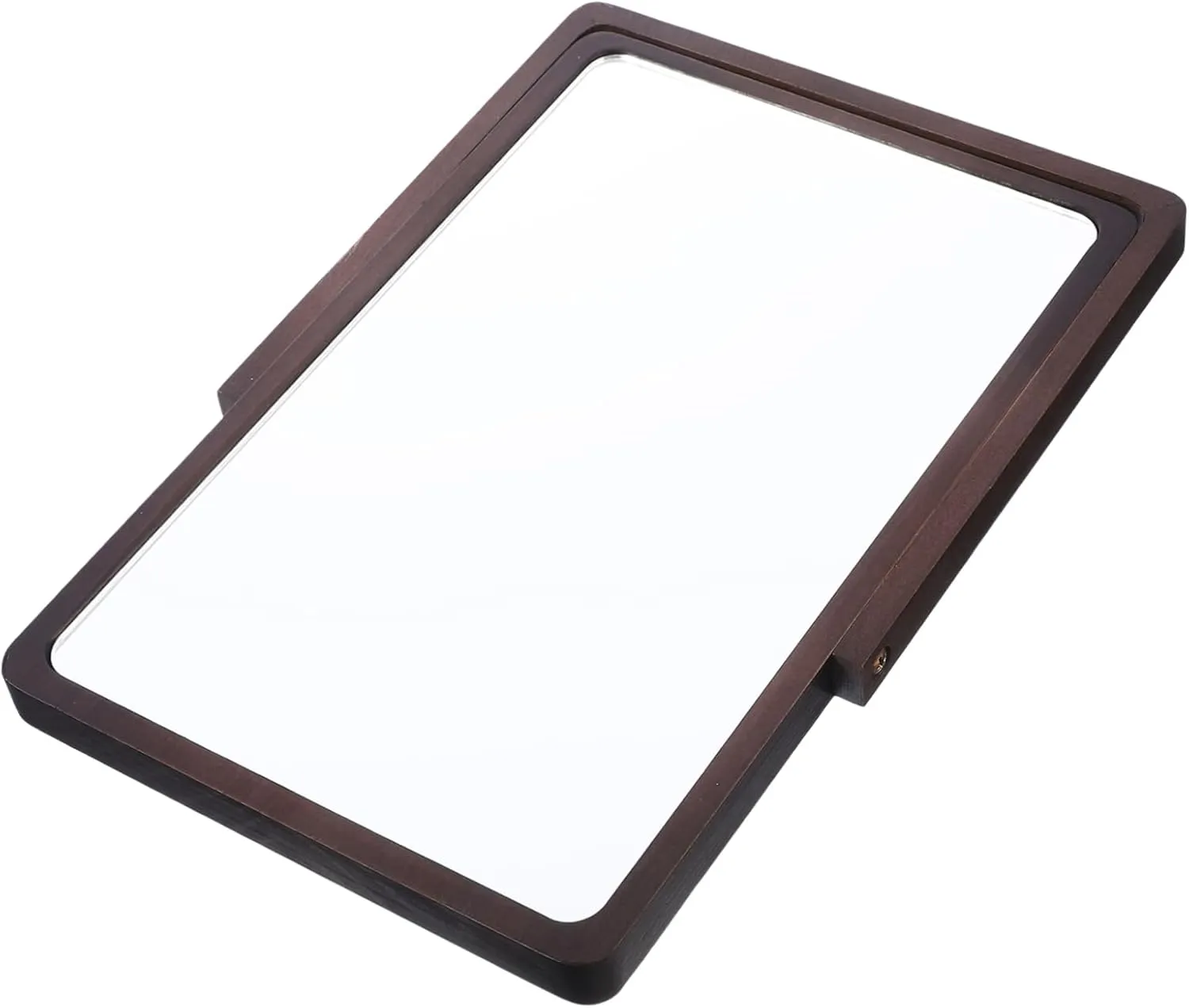 Sturdy Wooden Table Mirror Portable Makeup Mirror for Home Office Skincare